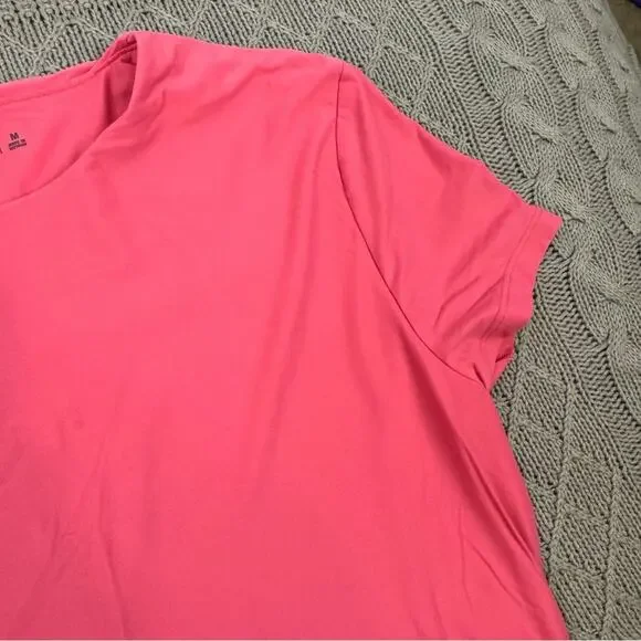 Abercrombie & Fitch Pink Women's Short Sleeve Tee Performance Material ~ S/M - Picture 3 of 11